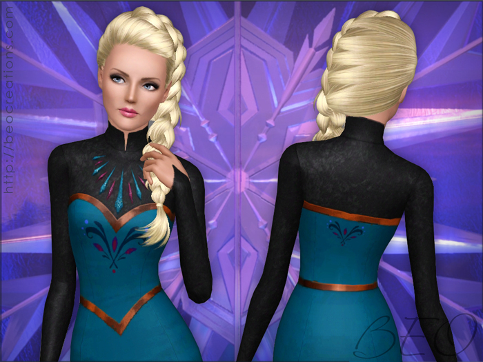 Frozen - Elsa's coronation dress for Sims 3 by BEO (6)